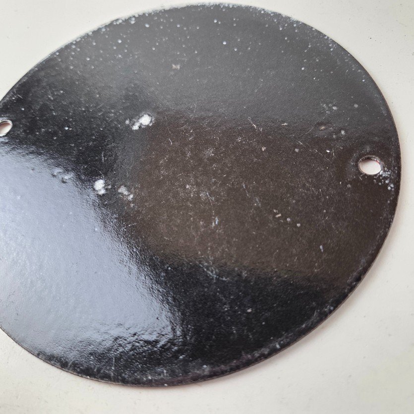 Vintage Harley Davidson Motorcycles Sign - Spark Plugs Gas Pump Porcelain Sign - Image 8