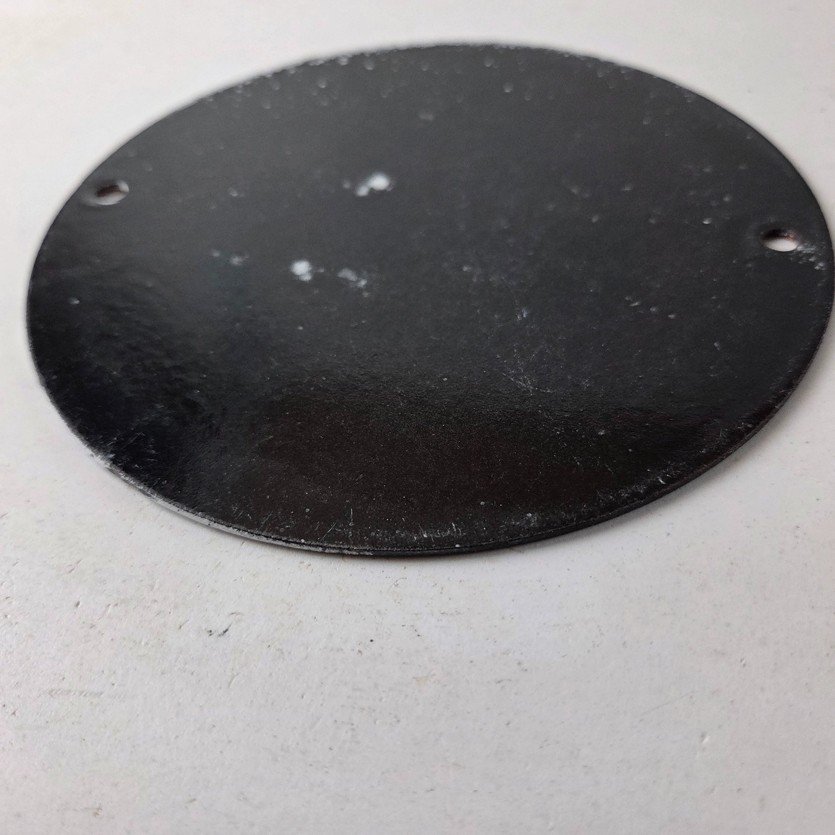 Vintage Harley Davidson Motorcycles Sign - Spark Plugs Gas Pump Porcelain Sign - Image 9