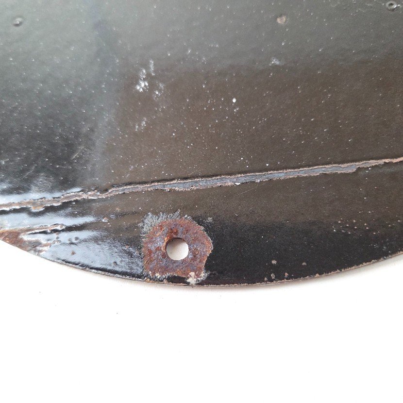 Vintage Mail Pouch Sign - Mickey Mouse Tobacco Chew Gas Pump Porcelain Sign - Image 8