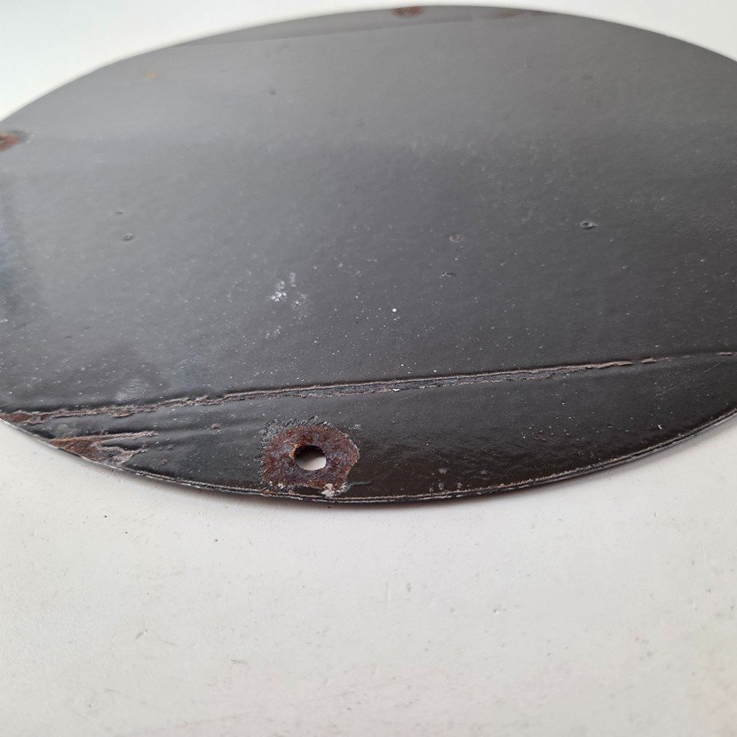 Vintage Mail Pouch Sign - Mickey Mouse Tobacco Chew Gas Pump Porcelain Sign - Image 9