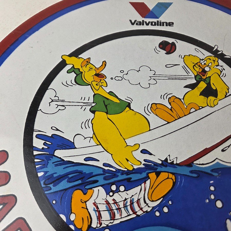 Vintage Marine Products Sign - Valvoline Gas Pump Station Porcelain Sign - Image 3