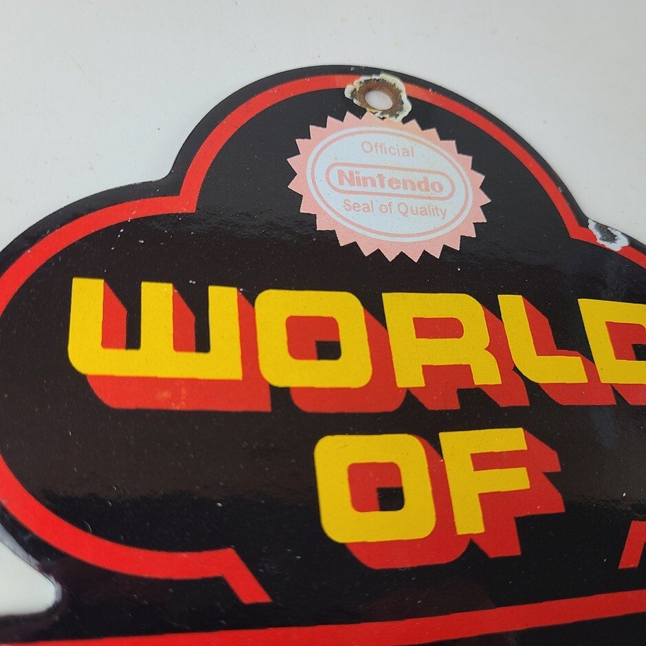 Vintage Nintendo Video Game Sign - Video Game Console Porcelain Gas Pump Sign - Image 5