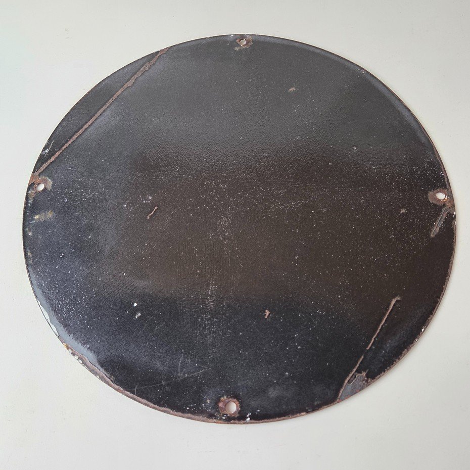 Vintage Penn Fishing Reels Sign - Porcelain Tackle Rods Saltwater Gas Pump Sign - Image 7