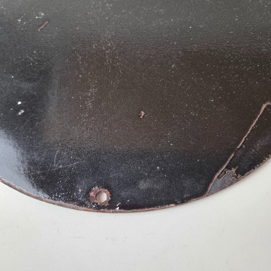 Vintage Penn Fishing Reels Sign - Porcelain Tackle Rods Saltwater Gas Pump Sign - Image 8