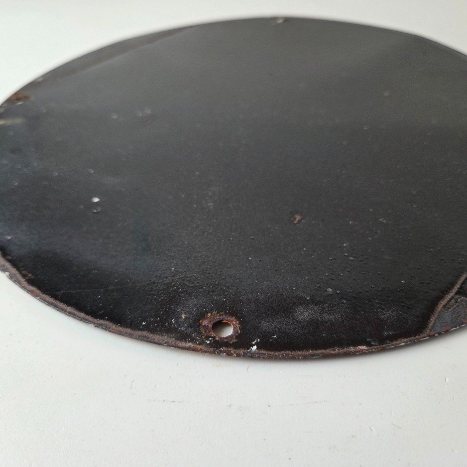 Vintage Penn Fishing Reels Sign - Porcelain Tackle Rods Saltwater Gas Pump Sign - Image 9