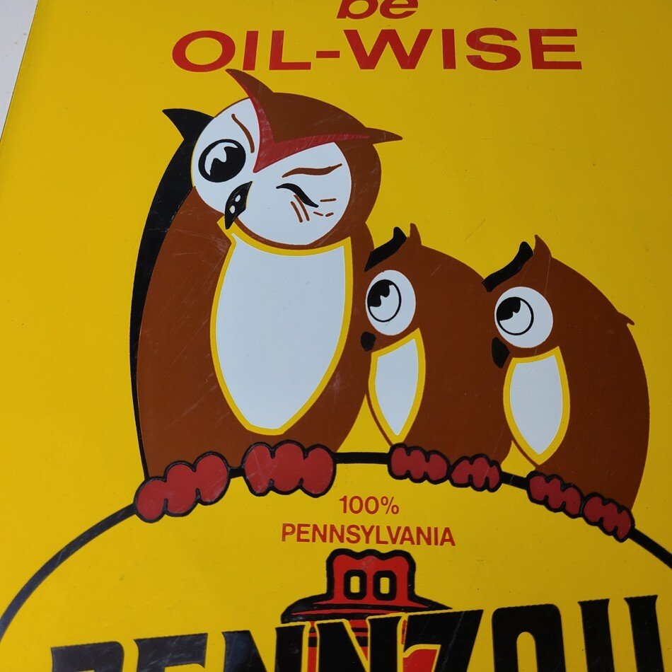 Vintage Pennzoil Porcelain Sign - Porcelain Gas Advertising Pennsylvania Sign - Image 3