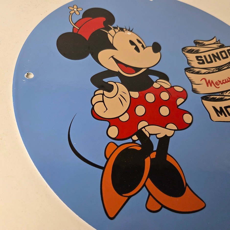 Vintage Sunoco Gasoline Porcelain Sign - Vintage Porcelain for Sale Gas Sign - Image 6