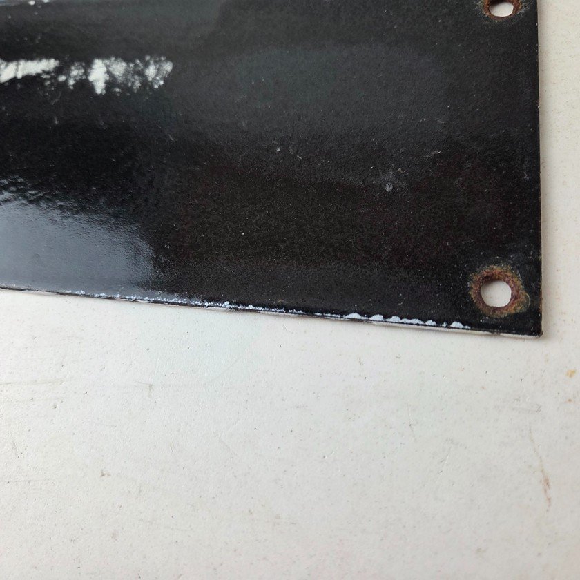 Vintage Tobacco Porcelain Sign - Old Indian Cigars Gas Cigarette Pump Sign - Image 8