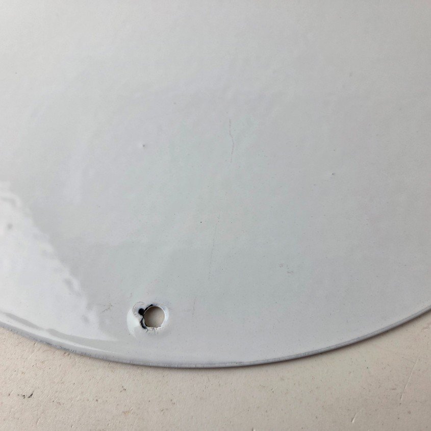 Vintage Winchester Sign - Porcelain Firearms Shot Gun Hunting Gas Oil Pump Sign - Image 8