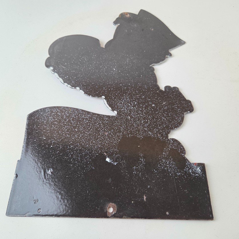 Vintage Big Boy Sign - Frischs Fast Food Porcelain Gas Pump Sign - Image 7