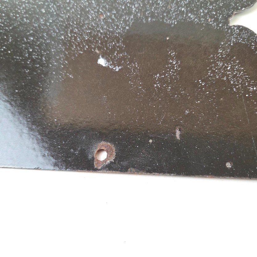 Vintage Big Boy Sign - Frischs Fast Food Porcelain Gas Pump Sign - Image 8