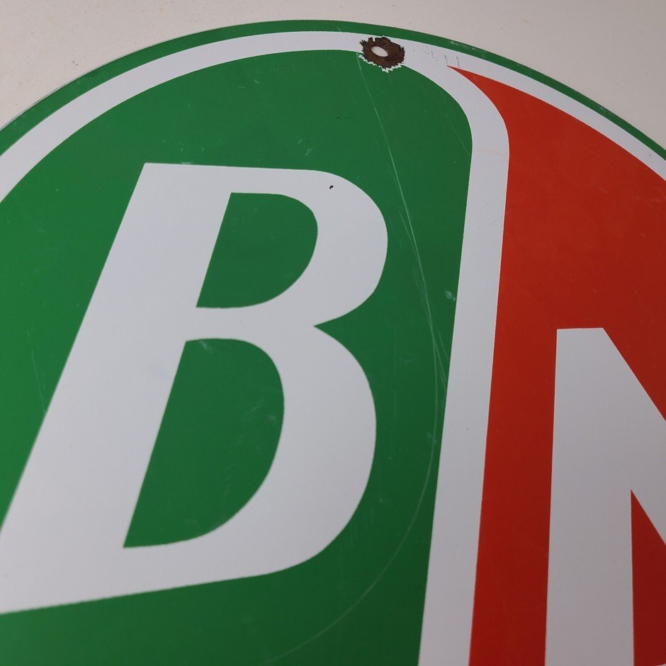 Vintage British Airways Sign - Aviation Hangar Gas Pump Airline Porcelain Sign - Image 5