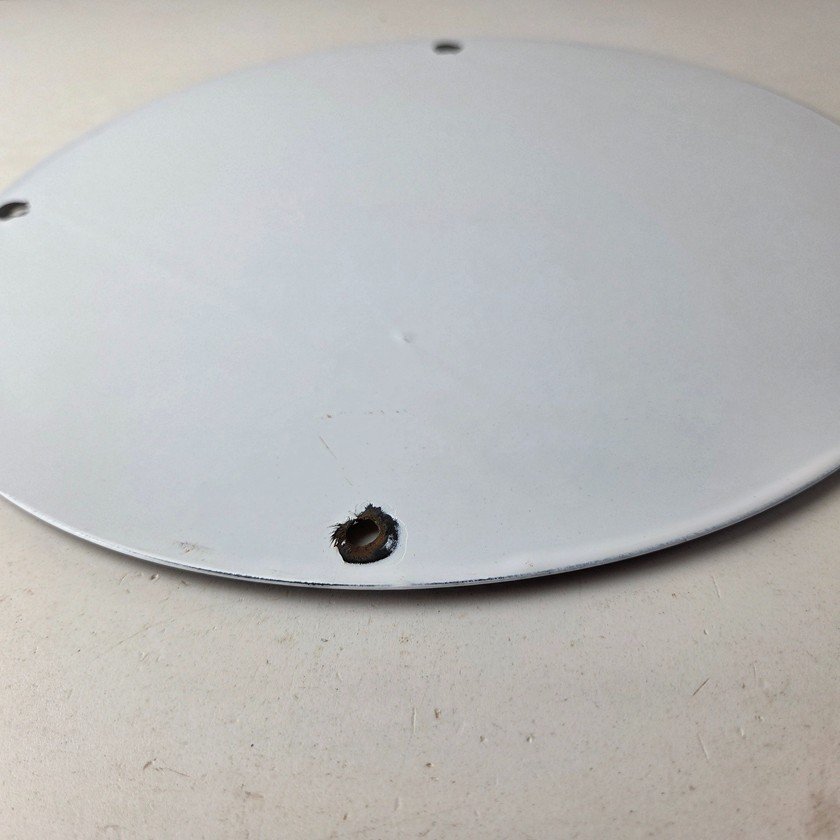 Vintage Browning Rifles Sign - Size Matters Deer Hunting Guns Porcelain Gas Sign - Image 9