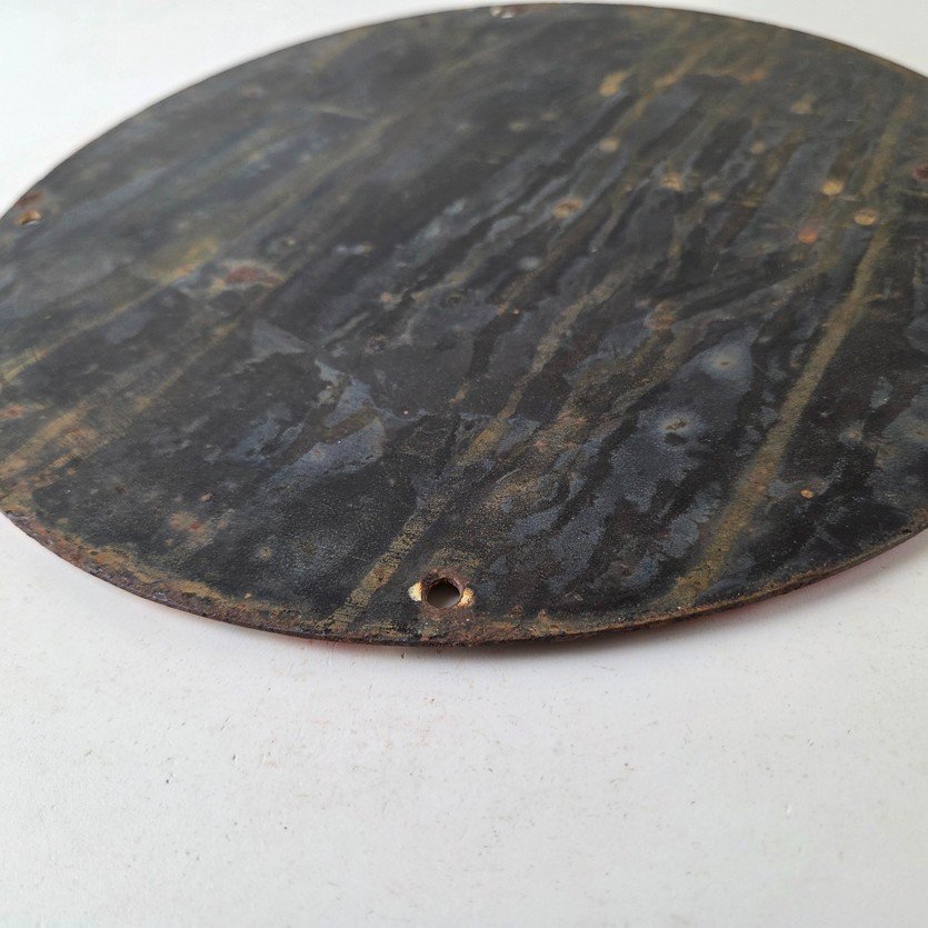 Vintage Coca Cola Porcelain Sign - Beverage Gas Pump Bottling Service Soda Sign - Image 9