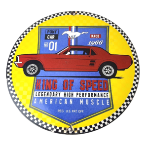 Vintage Ford Sign - Mustang Ford Automobile Service Gas Station Sign