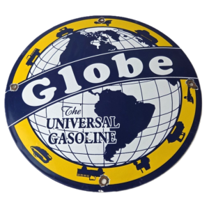 Vintage Globe Sign - Universal Gas Service Station Porcelain Pump Sign