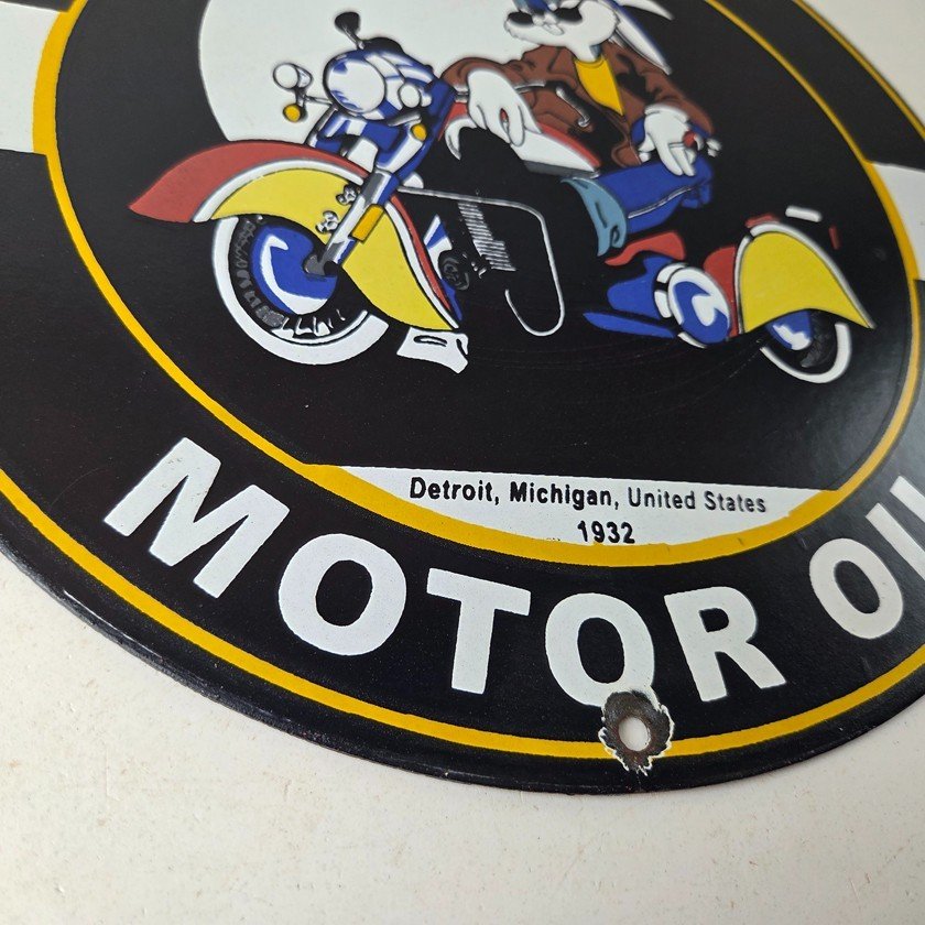 Vintage Hudson Automobiles Sign - Gas Service Station Porcelain Sign - Image 11