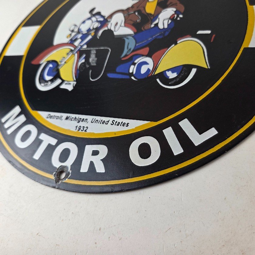 Vintage Hudson Automobiles Sign - Gas Service Station Porcelain Sign - Image 14