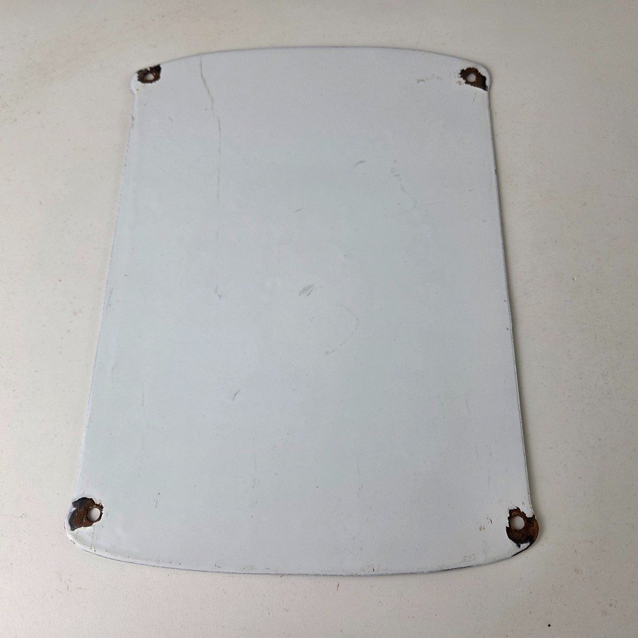 Vintage Indian Motorcycle Sign - Porcelain Gas Pump Oil Quart Can Sign - Image 10