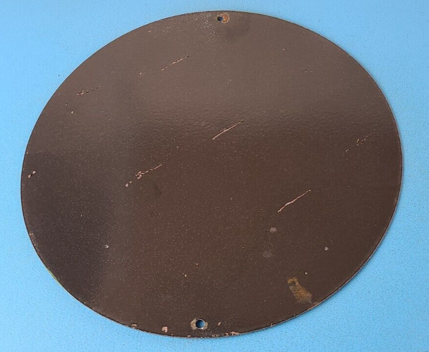 Vintage Indian Sign - Porcelain World's Fastest Motorcycle Gas Station Sign - Image 14