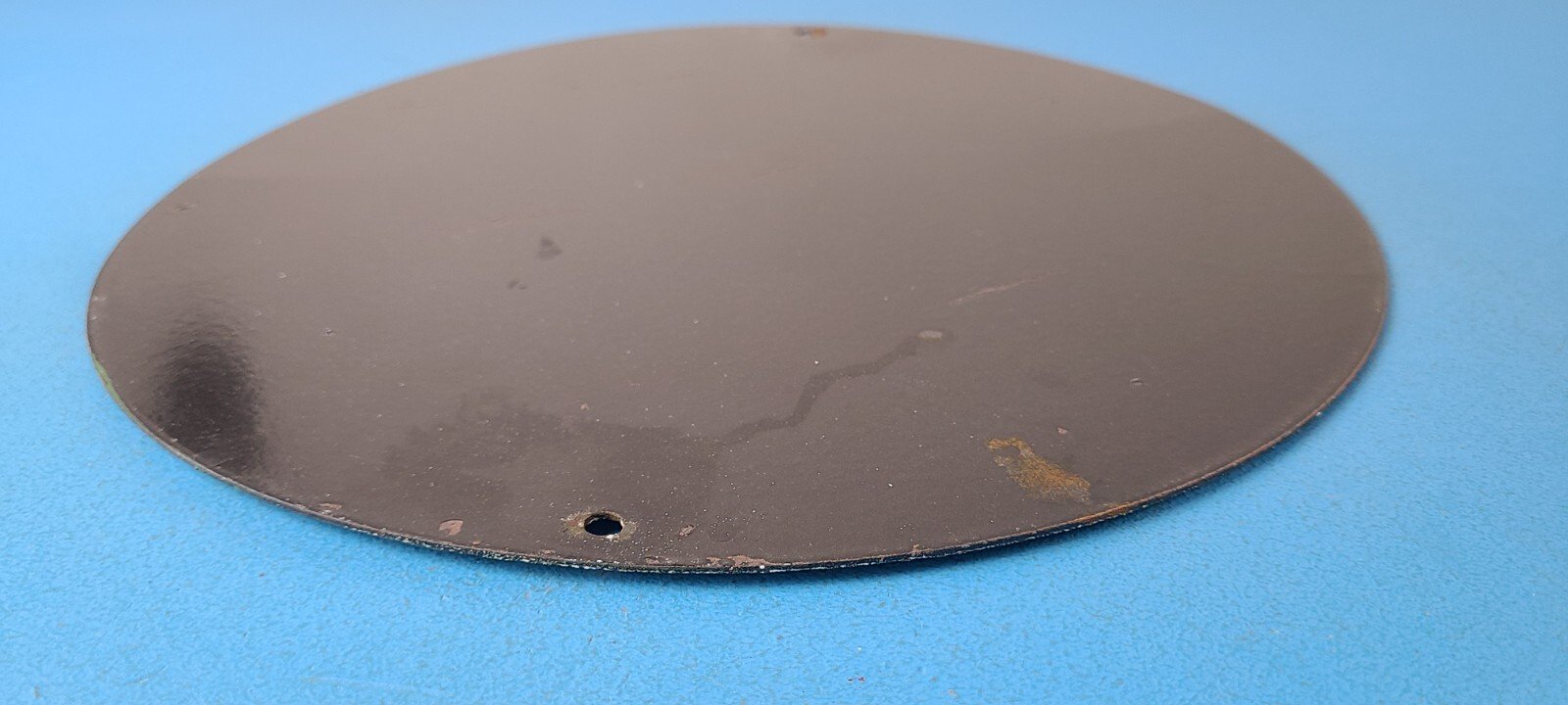 Vintage Indian Sign - Porcelain World's Fastest Motorcycle Gas Station Sign - Image 16