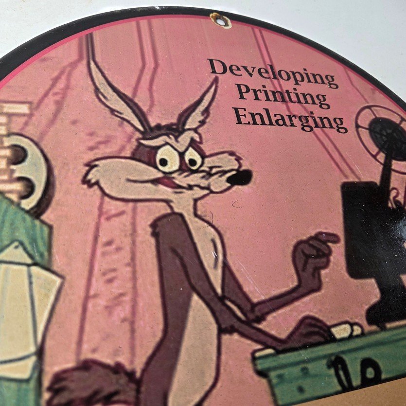 Vintage Kodak Camera Sign - Photos Film Gas Pump Porcelain Sign - Image 5