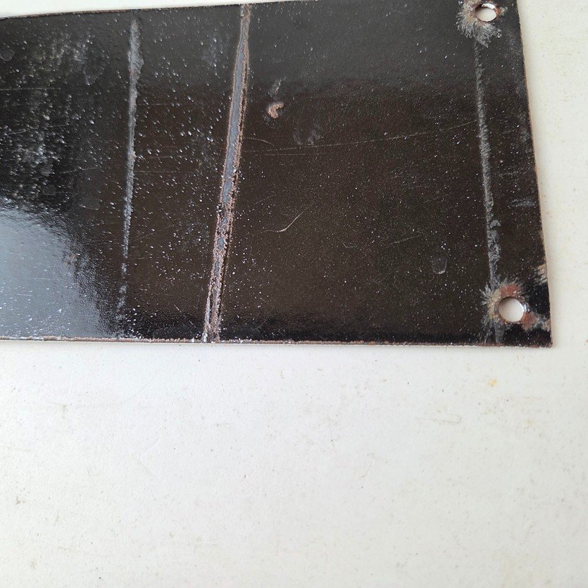 Vintage Mule Hide Roof Porcelain Sign - Auto Gas Service Garage Shop Sign - Image 8