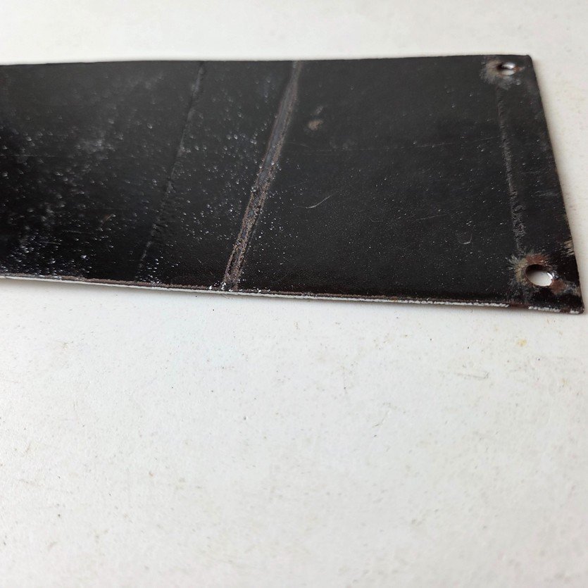 Vintage Mule Hide Roof Porcelain Sign - Auto Gas Service Garage Shop Sign - Image 9