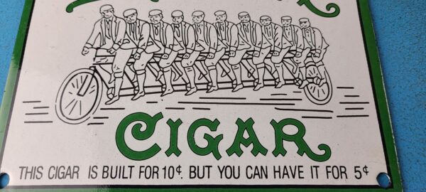 Vintage Porcelain Sign Dextel Tobacco Cigar Pipe Sign General Store Gas Sign 305370487418 3