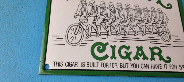 Vintage Porcelain Sign Dextel Tobacco Cigar Pipe Sign General Store Gas Sign 305370487418 6