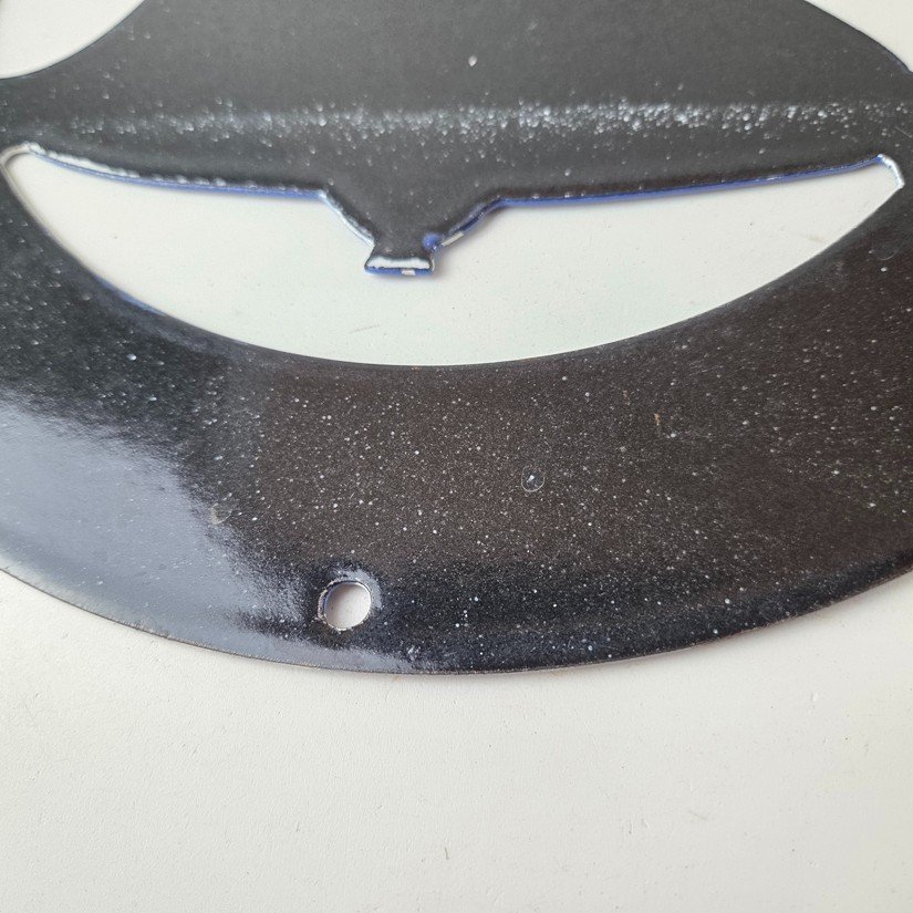 Vintage Public Telephones Sign - Bell System Phone Booth Porcelain Gas Pump Sign - Image 8