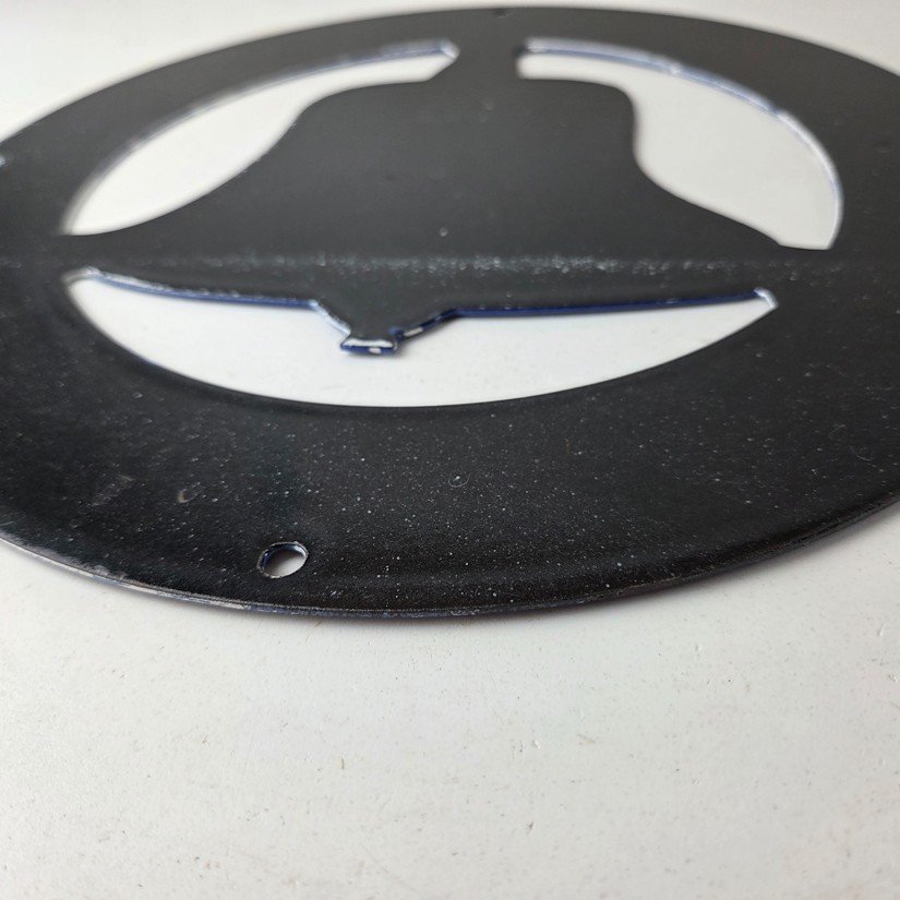 Vintage Public Telephones Sign - Bell System Phone Booth Porcelain Gas Pump Sign - Image 9