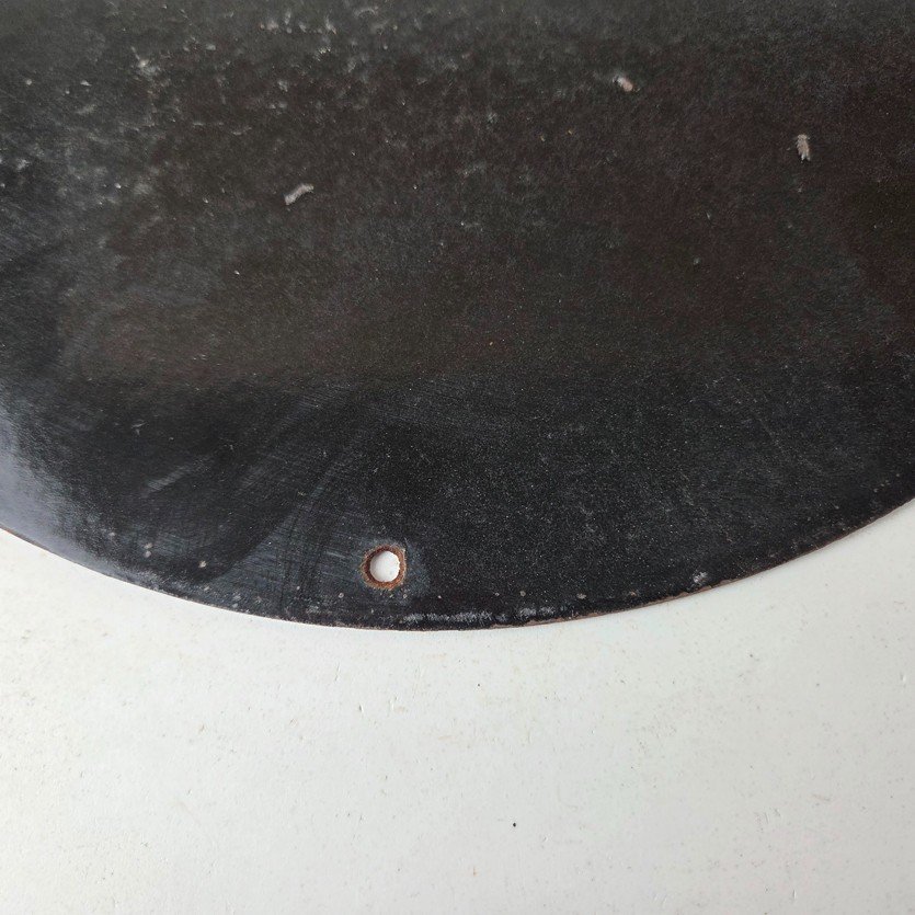 Vintage Shell Gasoline Sign - Redwood Park Gas Oil Pump Plate Porcelain Sign - Image 8