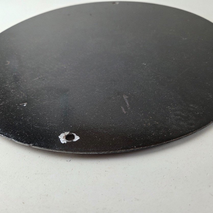 Vintage Triumph Sign - Porcelain Automobiles Snoopy Mechanic Gas Oil Pump Sign - Image 9