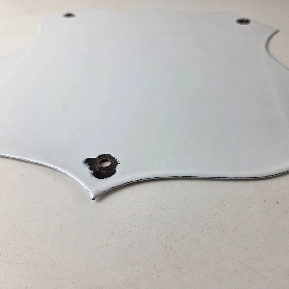 Vintage US Route 66 Sign - Porcelain Highway State Road Marker Gas Pump Sign - Image 9