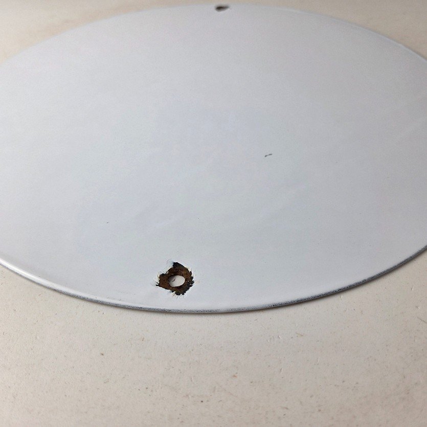 Vintage Winchester Sign - Porcelain Fishing Takle Lures Gas Pump Sign - Image 9