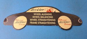 VINTAGE BEE LINE SERVICE PORCELAIN GAS MECHANIC GARAGE AUTO SERVICE STATION SIGN 305877471749