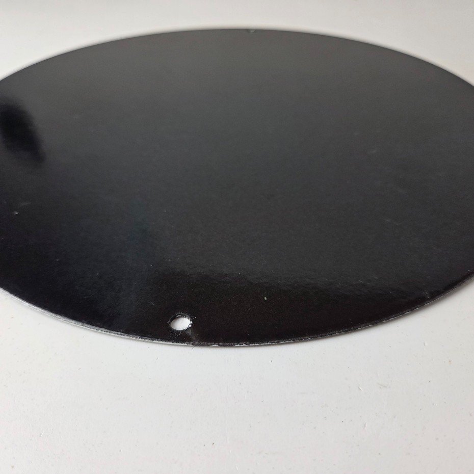 Vintage Capital Gasoline Sign - Gas Motor Oil Pump Plate Porcelain Sign - Image 9