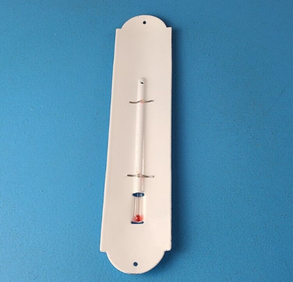 Vintage Esso Gas Sign Service Station Pump Ad Sign on Porcelain Thermometer 305889904179 12