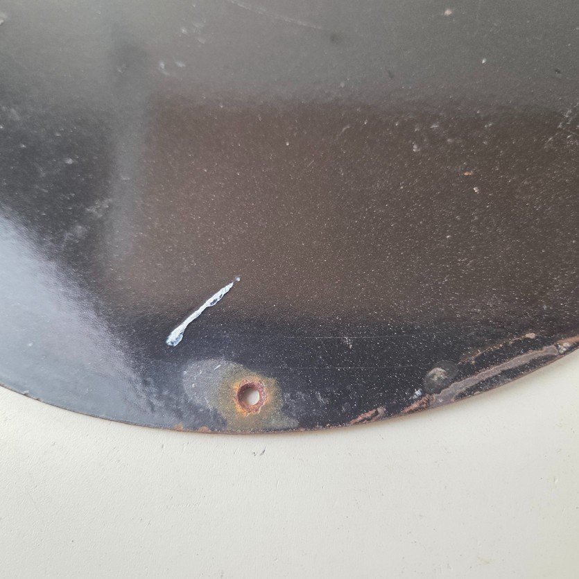 Vintage Fishing Lures Sign - Paw Paw Bait Co Popeye Gas Pump Porcelain Sign - Image 8