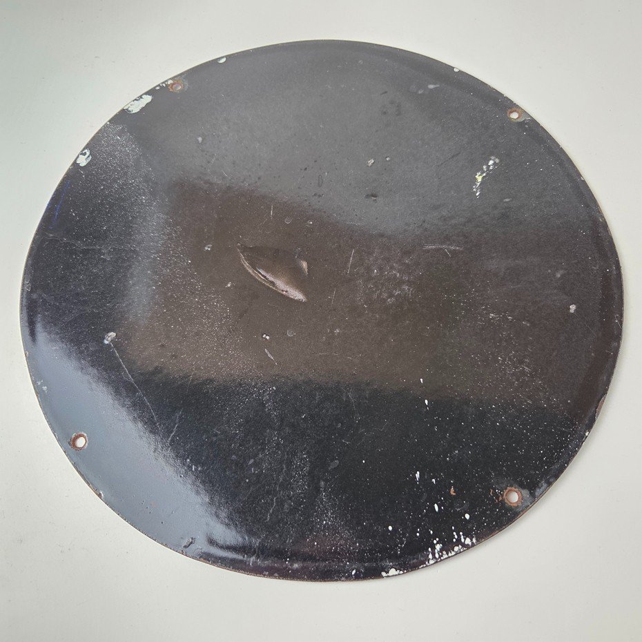 Vintage Ford Battery Sign - Gas Motor Oil Pump Automotive Service Porcelain Sign - Image 9