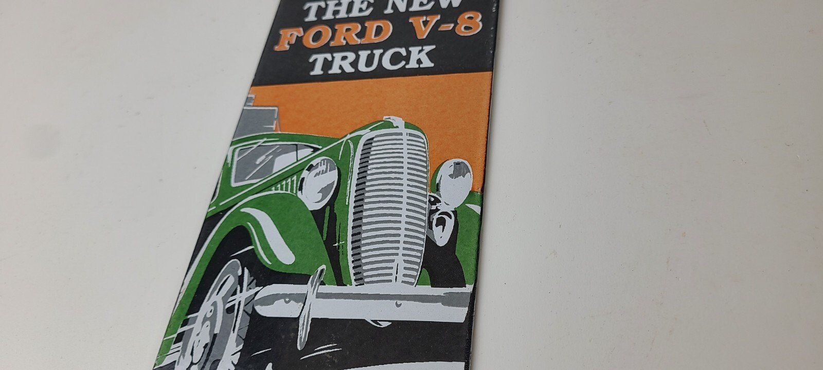 Vintage Ford Motors Sign - Classic V8 Truck Gas Pump Automotive Porcelain Sign - Image 9