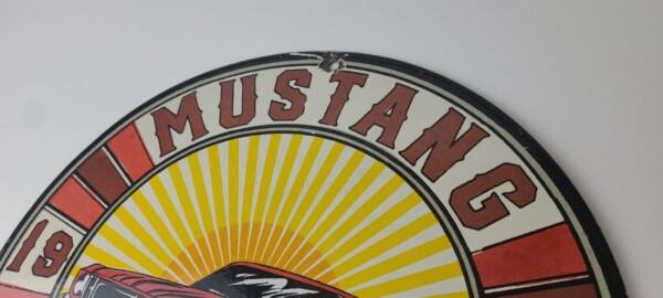 Vintage Ford Sign - Mustang Ford Automobile Service Gas Station Sign - Image 9