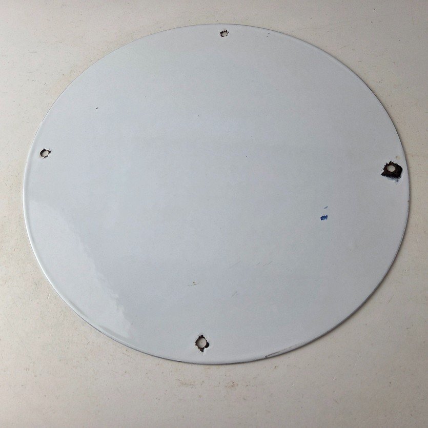 Vintage Ford Trucks Service Porcelain Sign - Gas Pump Porcelain Auto Sign - Image 7