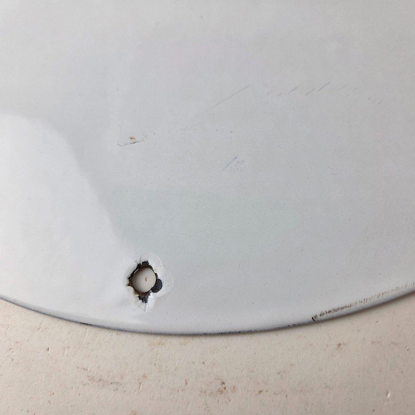 Vintage Ford Trucks Service Porcelain Sign - Gas Pump Porcelain Auto Sign - Image 8