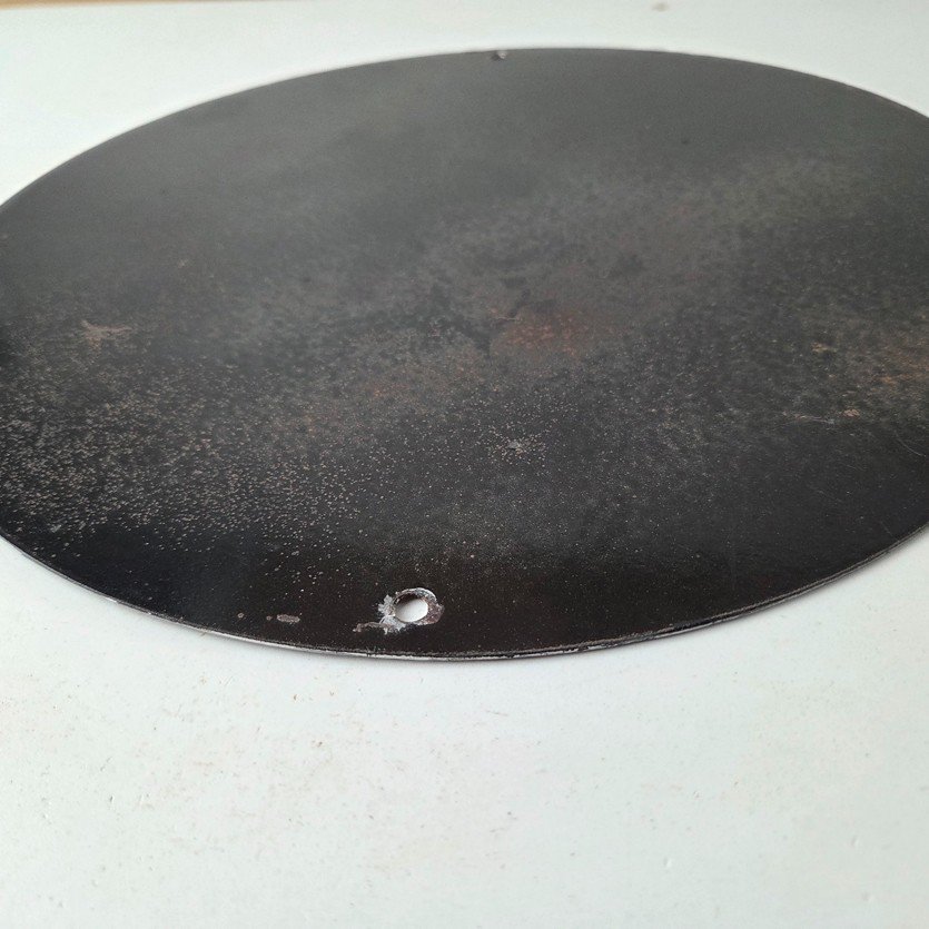 Vintage Harbor Gasoline Sign - Mickey Gas Pump Motor Oil Porcelain Sign - Image 9