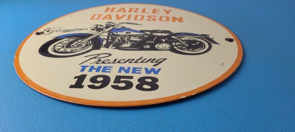 Vintage Harley Davidson Motorcycles Sign Porcelain Gas Service Station Sign 305697833559 10