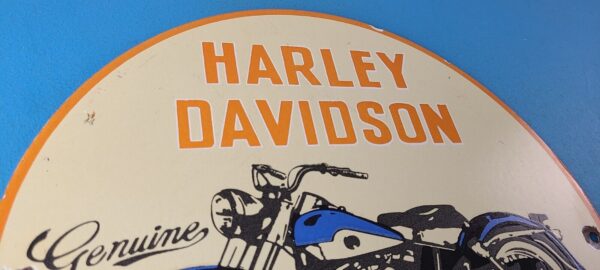 Vintage Harley Davidson Motorcycles Sign Porcelain Gas Service Station Sign 305697833559 4