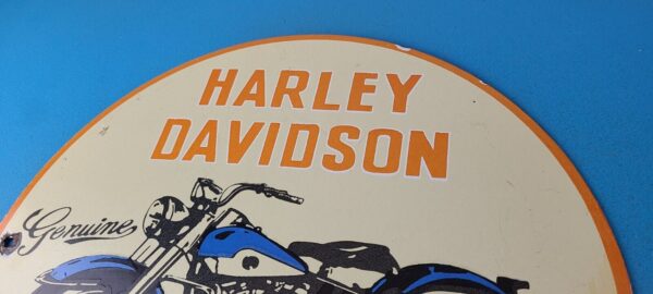 Vintage Harley Davidson Motorcycles Sign Porcelain Gas Service Station Sign 305697833559 7