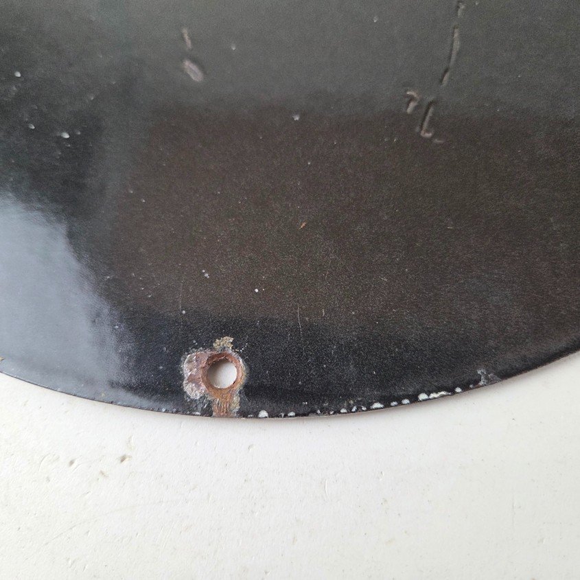 Vintage Honda Born Rebel Sign - Motorcycle Gas Pump Porcelain Sign - Image 8